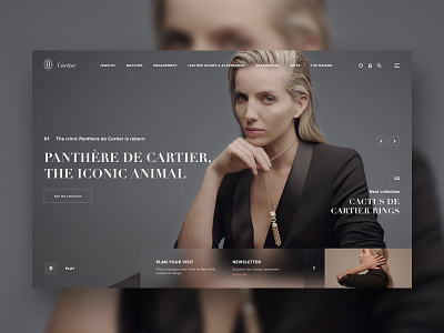 Cartier blur design grey site sketch web