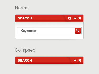 Search widget