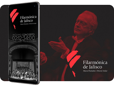 Filarmónica de Jalisco | Mobile App app concert jalisco mexico music orchestra sell stream tickets ui