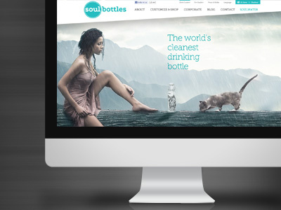 Soulbottles (WIP) bottle design development ui ux water website