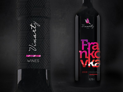 Vinarty label and logo bottle design label logo package packaging wine