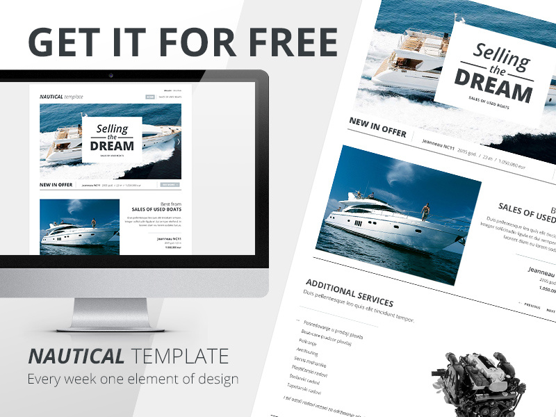 Friday freebie No.2 design website sea beach friday freebie psd