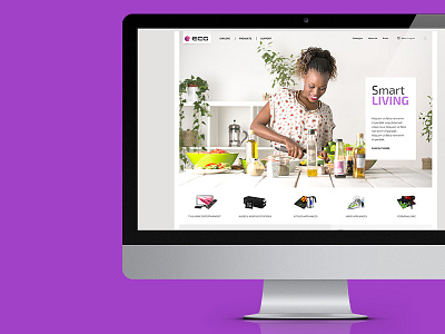 ECG Showcase brand consumer electronics responsive ui ux uxui web web design web development
