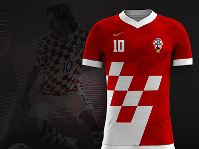 FIFA World Cup 2018, Croatian Football Kit Concept branding croatia fifa football jersey kit kit design russia 2018 soccer world cup