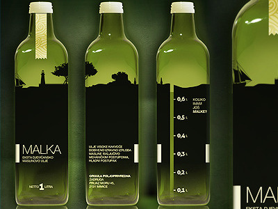 Olive oil package food green identity oil olive package