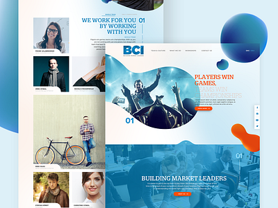BCI Media Agency Web Site bci branding marketing media media agency ui ux web site website