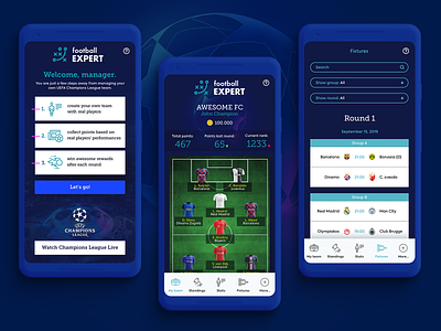 Football Expert - A Fantasy Football Game