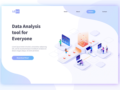 Web Template & Illustration