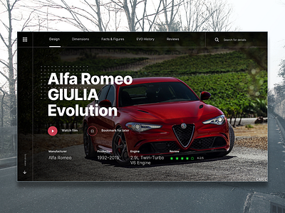 Alfa Romeo Web Template