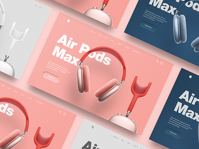 Air Pods Max Landing Page