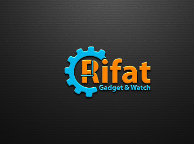 Logo Name: Rifat Gadget & watch branding design graphic design illustration logo typography vector
