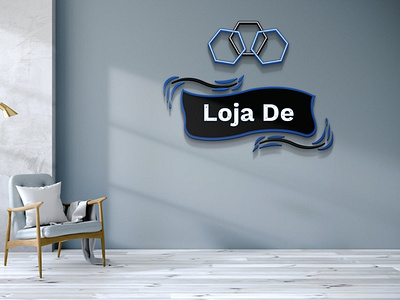 Logo Name: Loja De branding design graphic design illustration logo typography vector