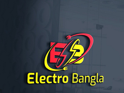 Logo Name: Electro Bangla branding design graphic design illustration logo typography vector