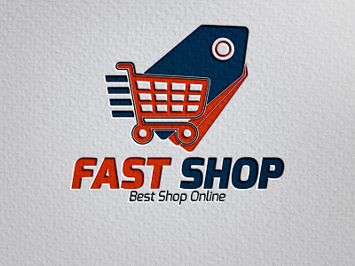 Logo Name: Fast Shop branding design graphic design illustration logo typography vector