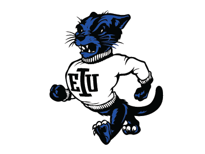 EIU Panthers artwork college drawing eiu panthers graphic design logos mascot logo sports logo vintage logo restoration vintage sports
