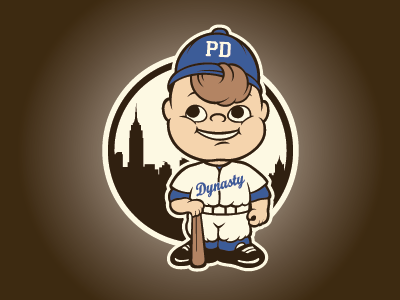 The Pennant Dynasty graphic design logo design mascot logo sports sports branding sports identity sports logo