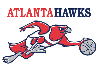 Atlanta Hawks graphic design logo design mascot logo pro sports sports branding sports identity sports logo