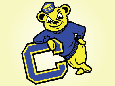 Cal Golden Bears artwork cal bears college drawing graphic design logos mascot logo sports logo vintage logo restoration vintage sports