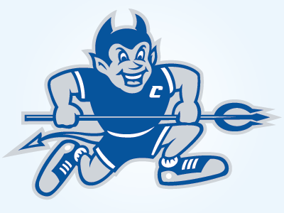 Central Conn State Blue Devils college sports graphic design logo design mascot logo sports branding sports identity sports logo