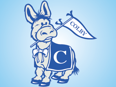 Colby College Mules college sports graphic design logo design mascot logo sports branding sports identity sports logo