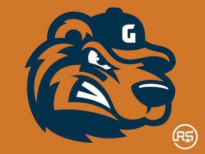 Gateway Grizzlies Primary baseball bear gateway grizzlies graphic design grizzly logo concept mascot logo milb sports branding sports logos
