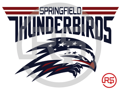 springfield thunderbirds logo concept 1 by rene sanchez on dribbble springfield thunderbirds logo concept 1