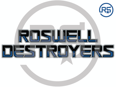 Roswell Destroyers Rebrand Concept Wordmark football graphic design logo design mascot logo roswell destroyers semi pro sports sports branding sports identity sports logo wfa