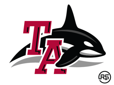 Tabor Academy Seawolves Secondary Logo logo mascot logo sport branding