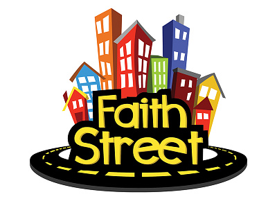Faith Street Logo childrens city faith logo ministry street theme youth