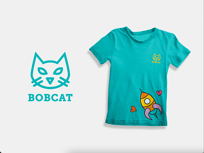 Bobcat branding design logo minimal vector