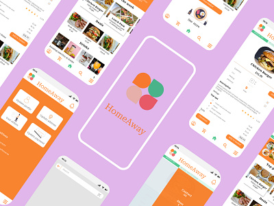 The food order app app branding design food graphic design restaurant ui ux