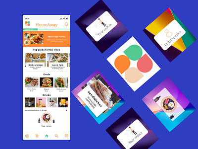 Homeaway app branding design food graphic design ui ux