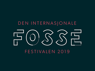 Logo Fossefestivalen branding design festival festival logo identity identity design logo typography vector