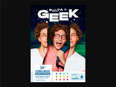 Solta o Geek - Release the Geek advertising campaign design geek graphic design photo manipulation science