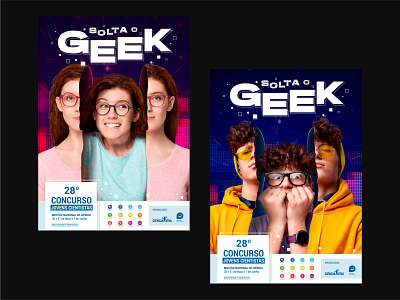 Solta o Geek - Release the Geek advertising campaign design geek graphic design photo manipulation