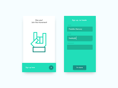 Ui 001  – Sign up