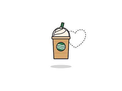 24/7 Starbucks girl coffee illustration jindesign team ui