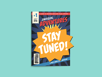 Get ready for JINVISUAL ADVENTURES! comic ebook freebie jin design ui ux visual