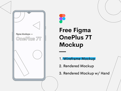 OnePlus 7T Mockup - Freebie 7t download figma free freebie freebies hand mockup jin design mockup one plus phone phone mockup wireframe