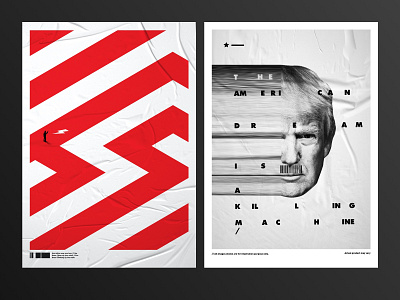 BLACK, WHITE & DREAD (3&4) design poster art typogaphy vector