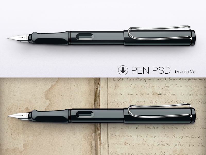 Download Pen PSD by Juno on Dribbble