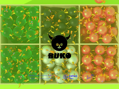 BUKO In The Box 3d c4d design illustration juno
