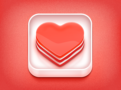 Heart Mousse Cake cake china day heart icon icons illustration ios juno light mousse red valentine white