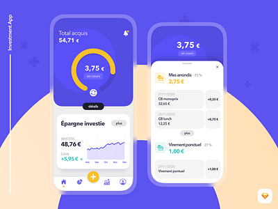 Investment App - Mobile design