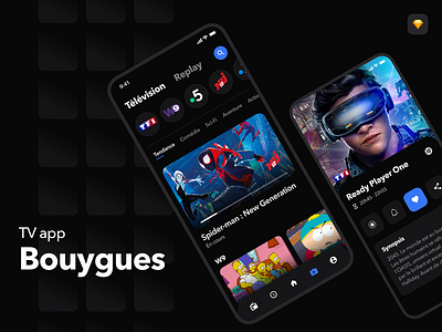 TV app concept -  Bouygues TV