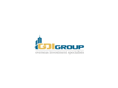 GDI Group logo building corporate logo gdi group golden group home investment logo luxury overseas real estate