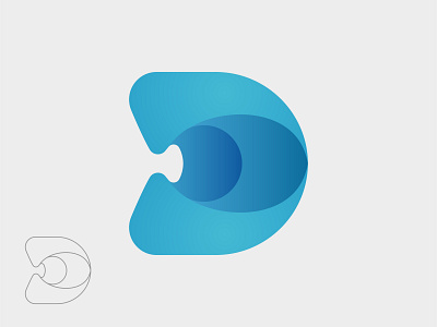 D Letter Logo 3d app apparel best quality blue brand branding business d d logo design graphic design identity logo modern premium professional simple tech web