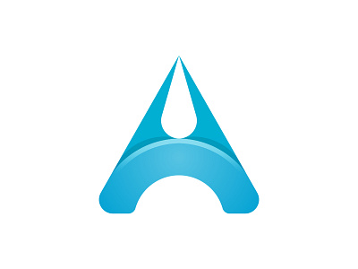 A Letter Logo a a logo agency app apparel blue branding business design gradient graphic design logo memorable modern premium professional simple tech unique web