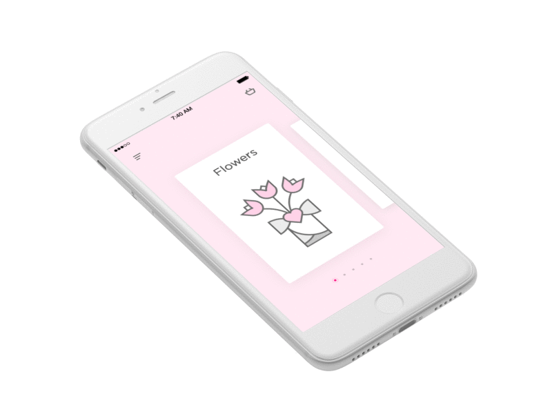 Teddy Swiper animation design gif illustration interface ios iphone scroll slider swipe ui ux
