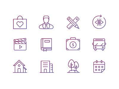 Real Estate Icons Set buildings home icon icon pack iconography icons real estate stroke
